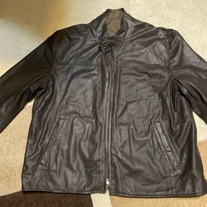 Cole Haan Leather Reversible Men’s Jacket